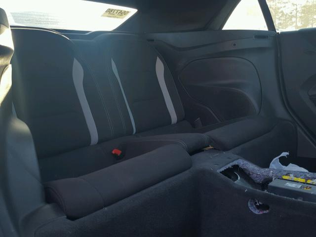 1G1FF3D70H0206067 - 2017 CHEVROLET CAMARO SS Negro foto 6