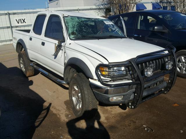 5TEGN92N74Z387441 - 2004 TOYOTA TACOMA DOU WHITE photo 1