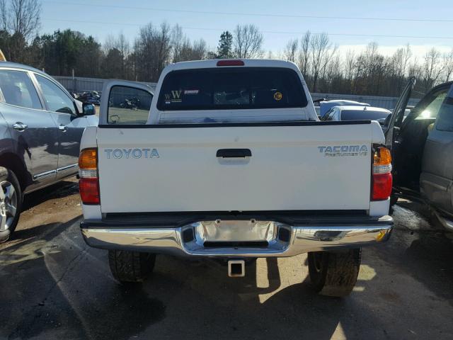 5TEGN92N74Z387441 - 2004 TOYOTA TACOMA DOU WHITE photo 9