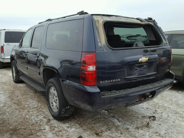 1GNFK16317J240391 - 2007 CHEVROLET SUBURBAN K BLUE photo 3