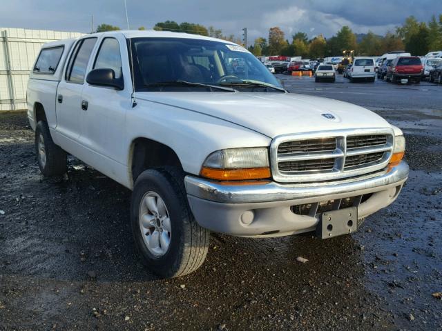 1D7HG48N83S276513 - 2003 DODGE DAKOTA QUA WHITE photo 1