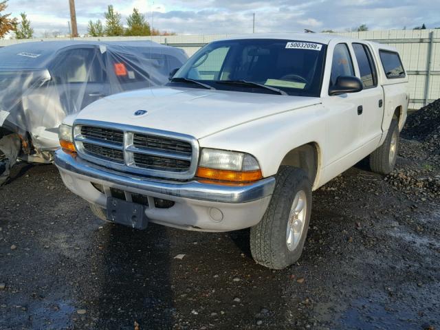 1D7HG48N83S276513 - 2003 DODGE DAKOTA QUA WHITE photo 2