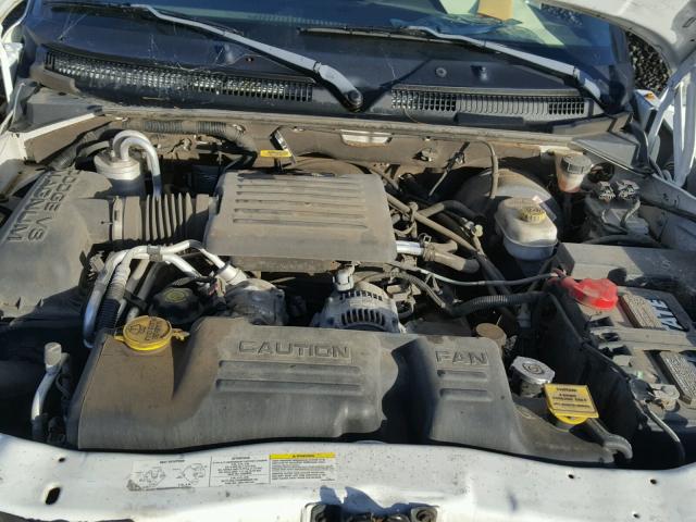 1D7HG48N83S276513 - 2003 DODGE DAKOTA QUA WHITE photo 7