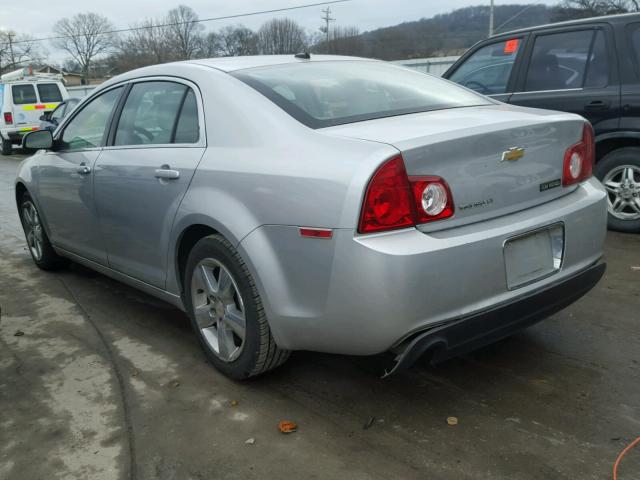 1G1ZD5EB6AF113820 - 2010 CHEVROLET MALIBU 2LT SILVER photo 3