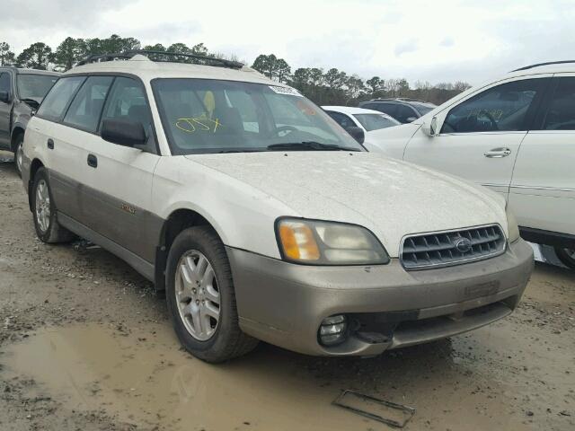 4S3BH675037601426 - 2003 SUBARU LEGACY OUT WHITE photo 1