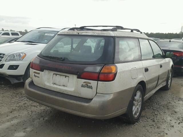 4S3BH675037601426 - 2003 SUBARU LEGACY OUT WHITE photo 4