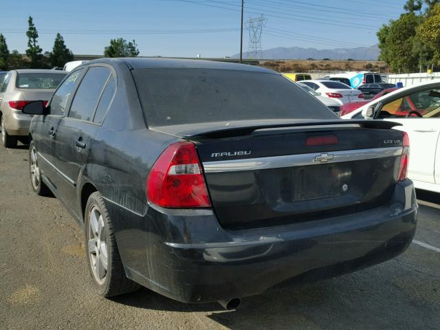 1G1ZU53876F150695 - 2006 CHEVROLET MALIBU LTZ 黑色 照片 3