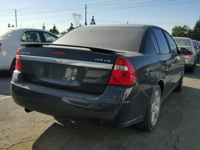 1G1ZU53876F150695 - 2006 CHEVROLET MALIBU LTZ 黑色 照片 4