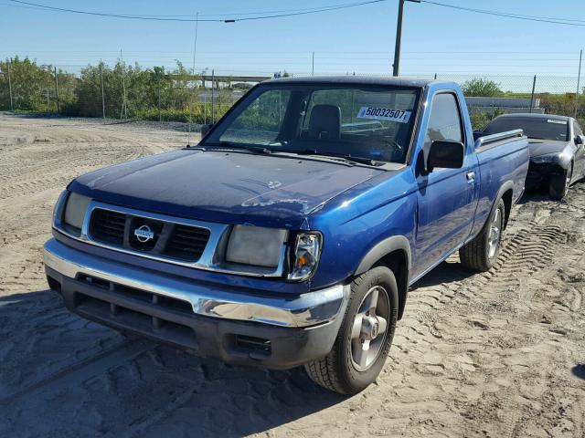 1N6DD21S9YC349800 - 2000 NISSAN FRONTIER X BLUE photo 2