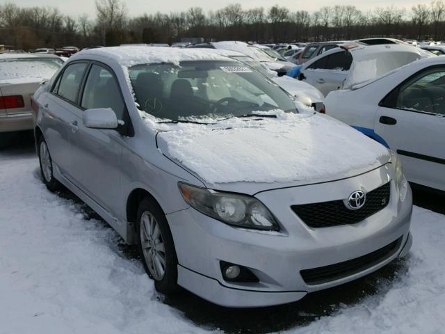 1NXBU4EE5AZ235802 - 2010 TOYOTA COROLLA BA SILVER photo 1