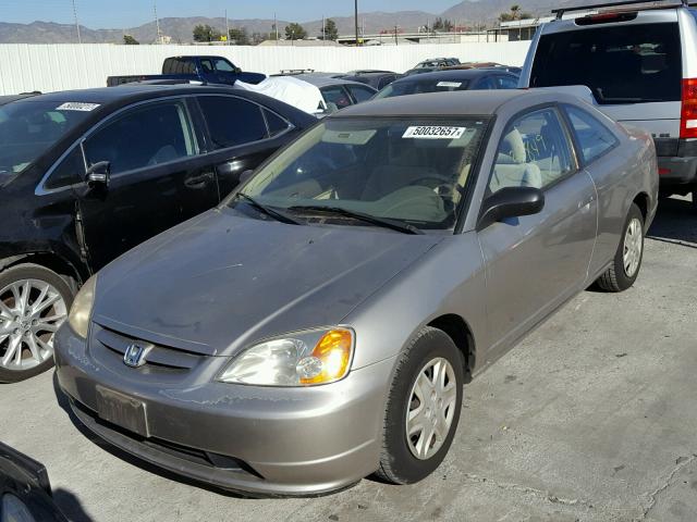 1HGEM22533L078288 - 2003 HONDA CIVIC LX GOLD photo 2