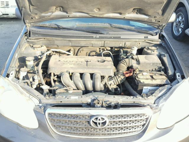 1NXBR32E35Z531164 - 2005 TOYOTA COROLLA CE CHARCOAL photo 7