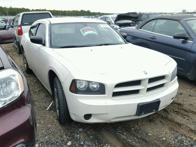 2B3KA43R08H323741 - 2008 DODGE CHARGER WHITE photo 1