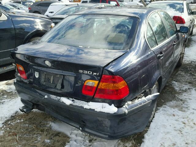 WBAEW53403PG20486 - 2003 BMW 330 XI BLUE photo 4