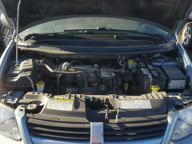 2D4GP44L75R545201 - 2005 DODGE GRAND CARA BLUE photo 7