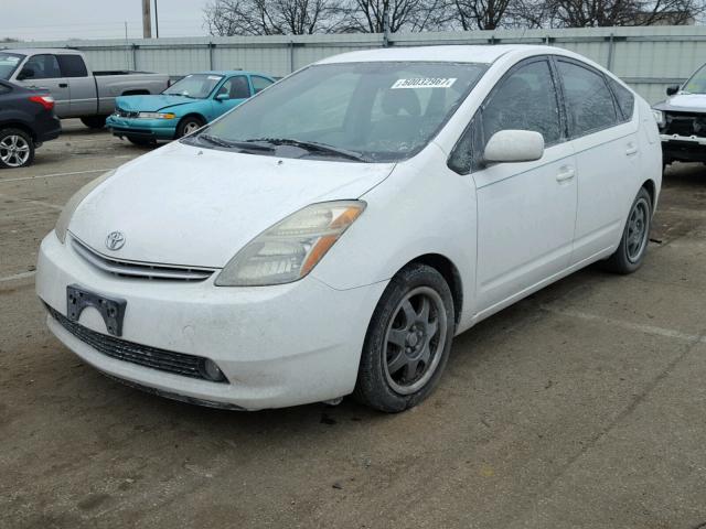 JTDKB20U777565252 - 2007 TOYOTA PRIUS WHITE photo 2