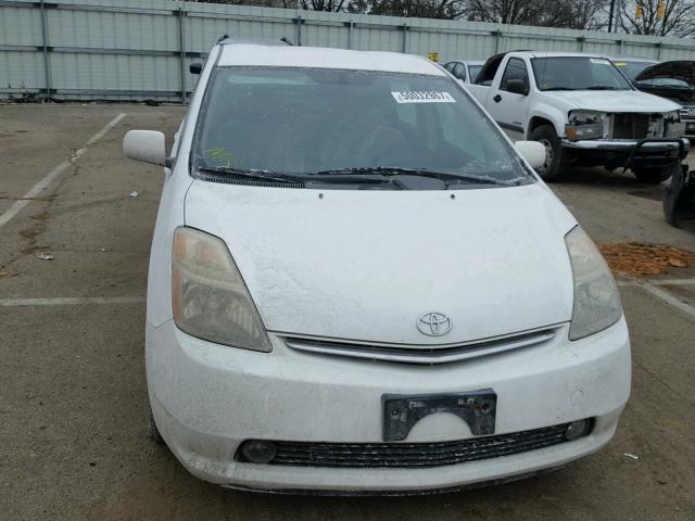 JTDKB20U777565252 - 2007 TOYOTA PRIUS WHITE photo 9