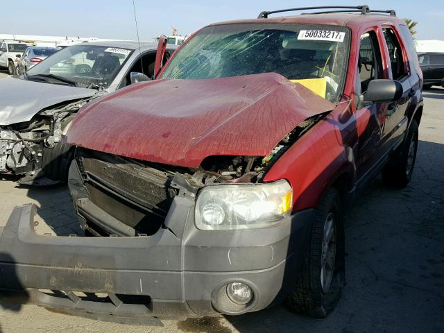 1FMCU03196KD34350 - 2006 FORD ESCAPE XLT RED photo 2