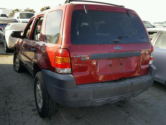 1FMCU03196KD34350 - 2006 FORD ESCAPE XLT RED photo 3