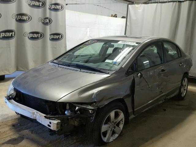 1HGFA16866L104690 - 2006 HONDA CIVIC EX 灰色 照片 2