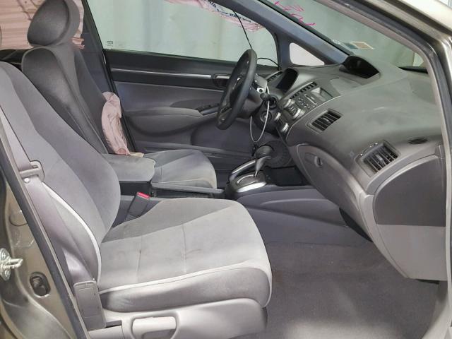 1HGFA16866L104690 - 2006 HONDA CIVIC EX GRAY photo 5