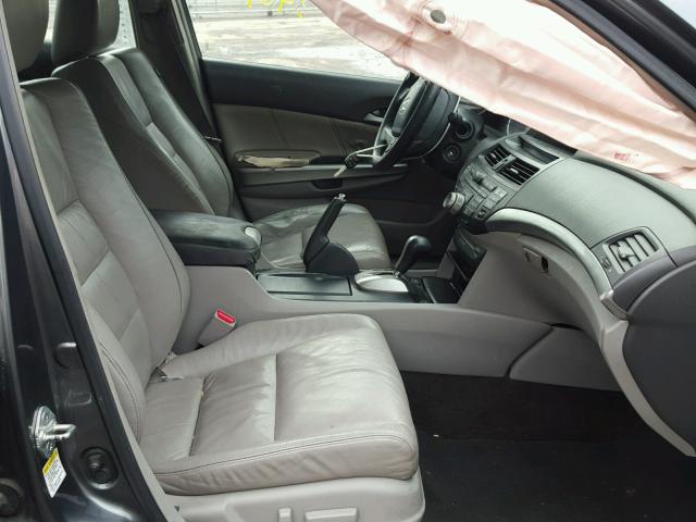 1HGCP36888A009348 - 2008 HONDA ACCORD EXL CHARCOAL photo 5