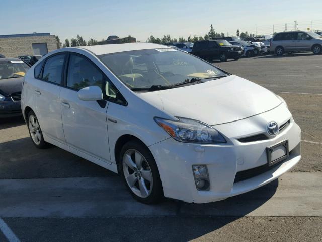 JTDKN3DU1A0016444 - 2010 TOYOTA PRIUS WHITE photo 1