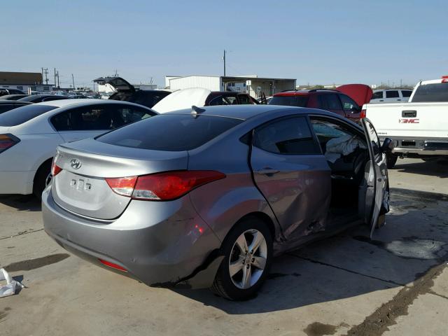 KMHDH4AE7DU721275 - 2013 HYUNDAI ELANTRA GL CHARCOAL photo 4