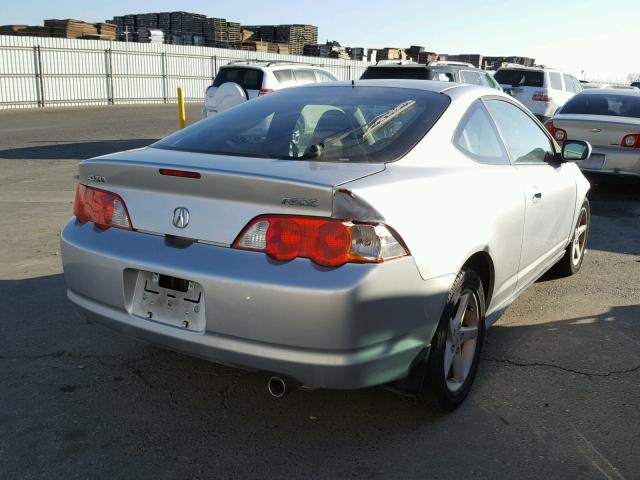 JH4DC53894S010302 - 2004 ACURA RSX SILVER photo 4