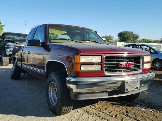 2GTEC19R8V1513979 - 1997 GMC SIERRA C15 BURGUNDY photo 1