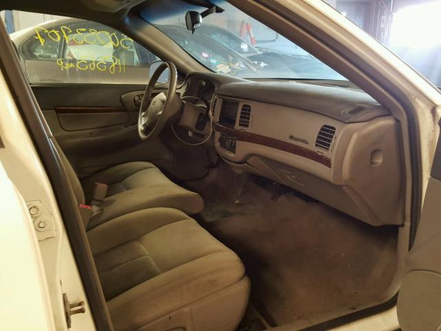 2G1WF52E559350809 - 2005 CHEVROLET IMPALA WHITE photo 5