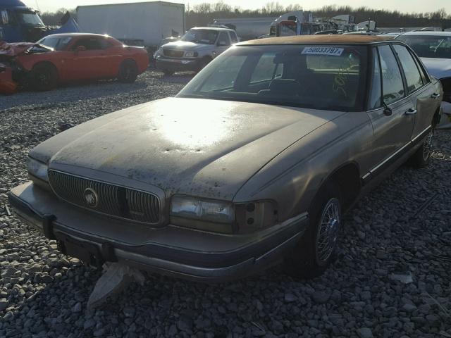 1G4HP53L1PH546217 - 1993 BUICK LESABRE CU BROWN photo 2