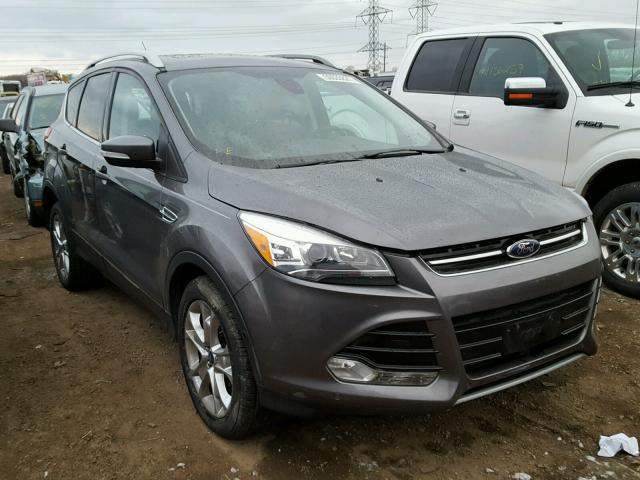 1FMCU9J95EUA59124 - 2014 FORD ESCAPE TIT GRAY photo 1