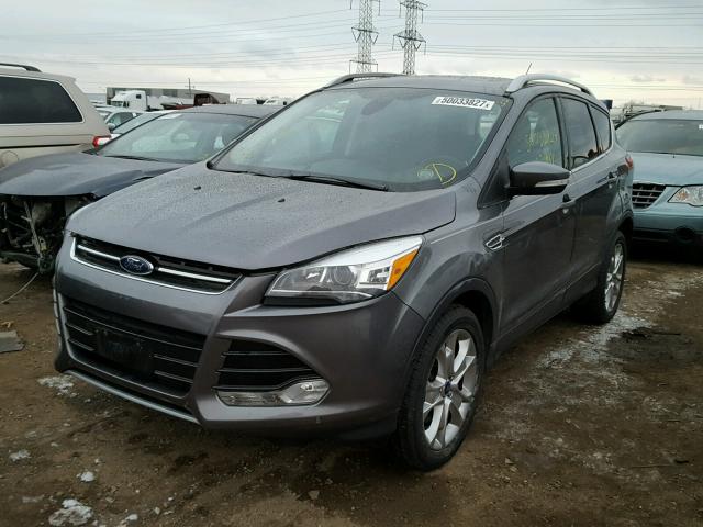 1FMCU9J95EUA59124 - 2014 FORD ESCAPE TIT GRAY photo 2