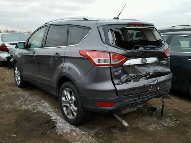 1FMCU9J95EUA59124 - 2014 FORD ESCAPE TIT GRAY photo 3