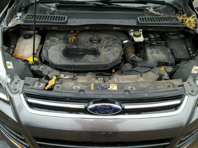 1FMCU9J95EUA59124 - 2014 FORD ESCAPE TIT GRAY photo 7