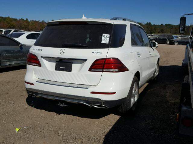 4JGDA5HB3GA708597 - 2016 MERCEDES-BENZ GLE 350 4M WHITE photo 4