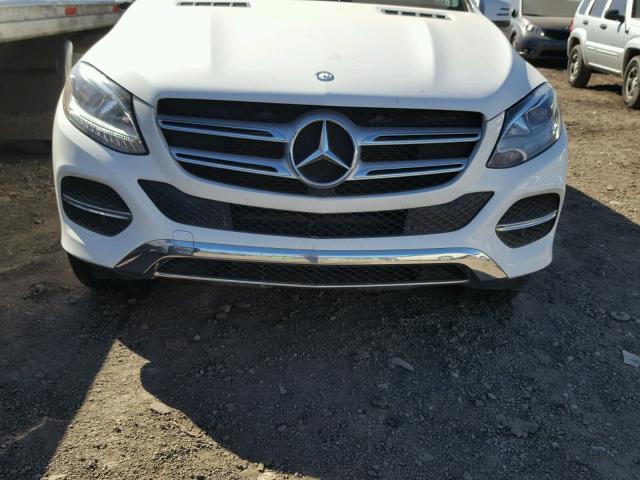 4JGDA5HB3GA708597 - 2016 MERCEDES-BENZ GLE 350 4M WHITE photo 9