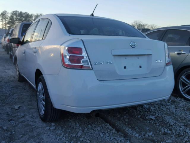 3N1AB61E57L677198 - 2007 NISSAN SENTRA 2.0 WHITE photo 3