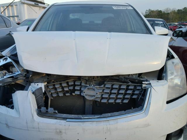 3N1AB61E57L677198 - 2007 NISSAN SENTRA 2.0 WHITE photo 9