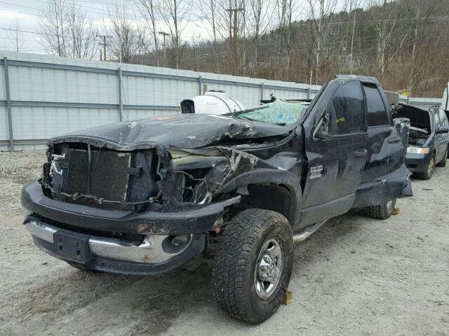 3D7KS29CX7G725600 - 2007 DODGE RAM 2500 BLACK photo 2