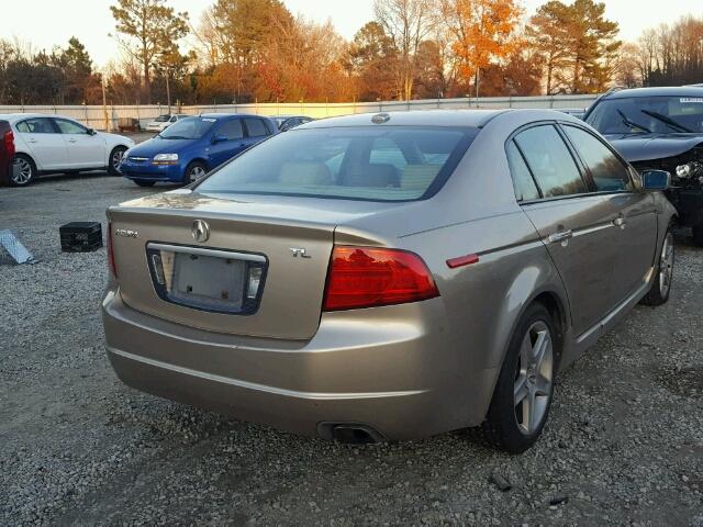 19UUA66265A073788 - 2005 ACURA TL TAN photo 4