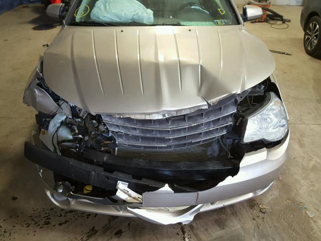 1C3LC55D49N521935 - 2009 CHRYSLER SEBRING TO GOLD photo 7