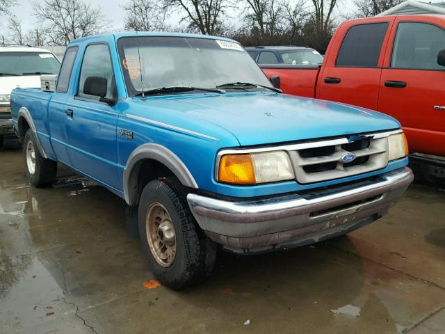 1FTCR15X6SPA54606 - 1995 FORD RANGER SUP BLUE photo 1