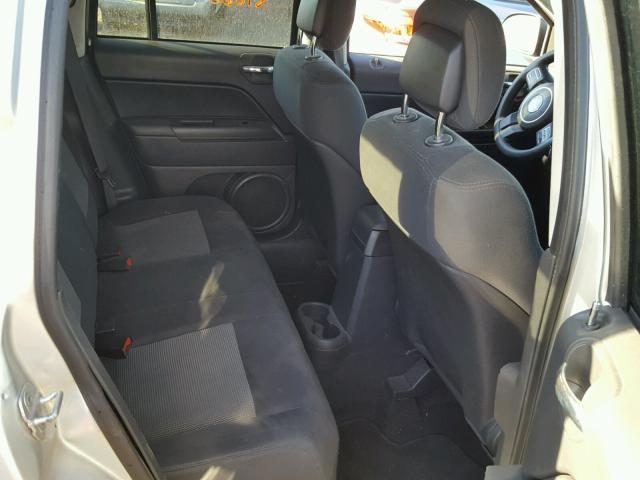 1J4NT1FA1BD260271 - 2011 JEEP COMPASS SP ვერცხლისფერი ფოტო 6