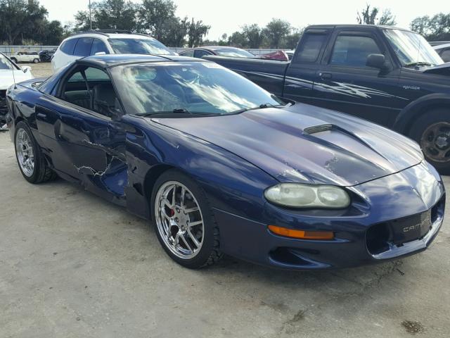 2G1FP22G8X2140245 - 1999 CHEVROLET CAMARO Z28 BLUE photo 1