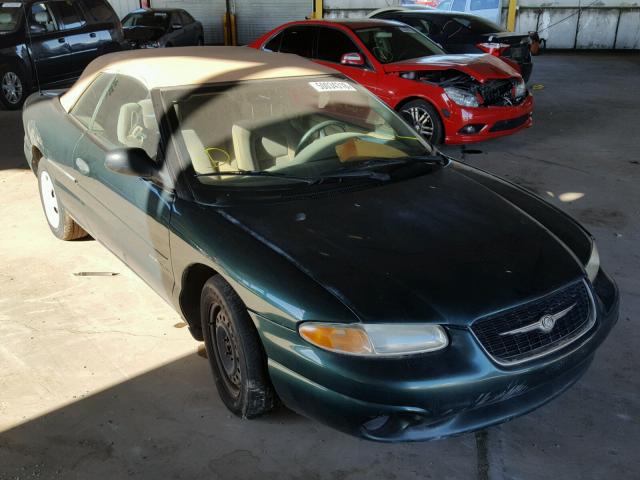 3C3EL45H1XT563644 - 1999 CHRYSLER SEBRING JX GREEN photo 1