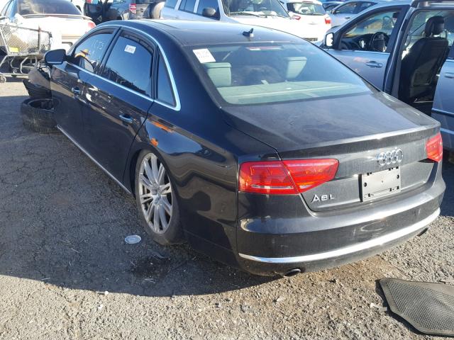 WAURGAFD2EN008921 - 2014 AUDI A8 L QUATT BLACK photo 3