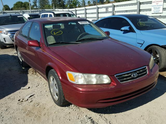 4T1BG22K51U046458 - 2001 TOYOTA CAMRY CE RED photo 1