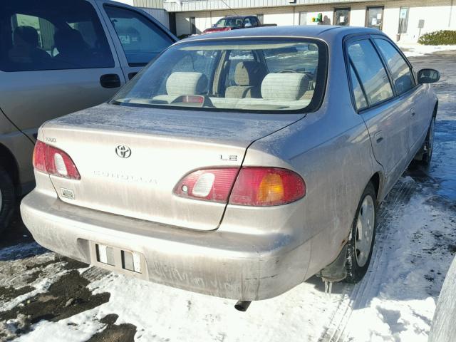 1NXBR12E2XZ222681 - 1999 TOYOTA COROLLA VE TAN photo 4